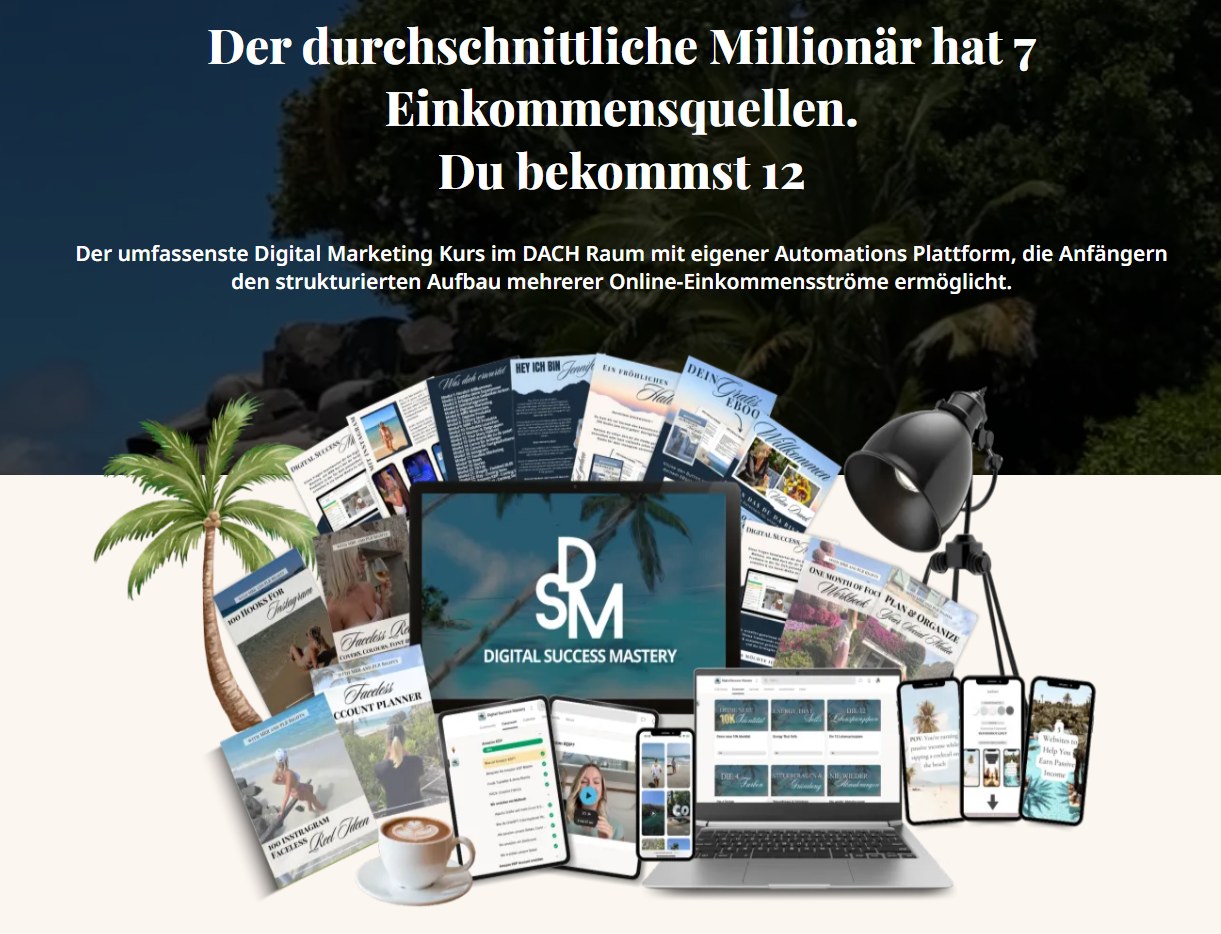 Digital Success Mastery — der umfassendste Digital-Marketing-Kurs im DACH-Raum