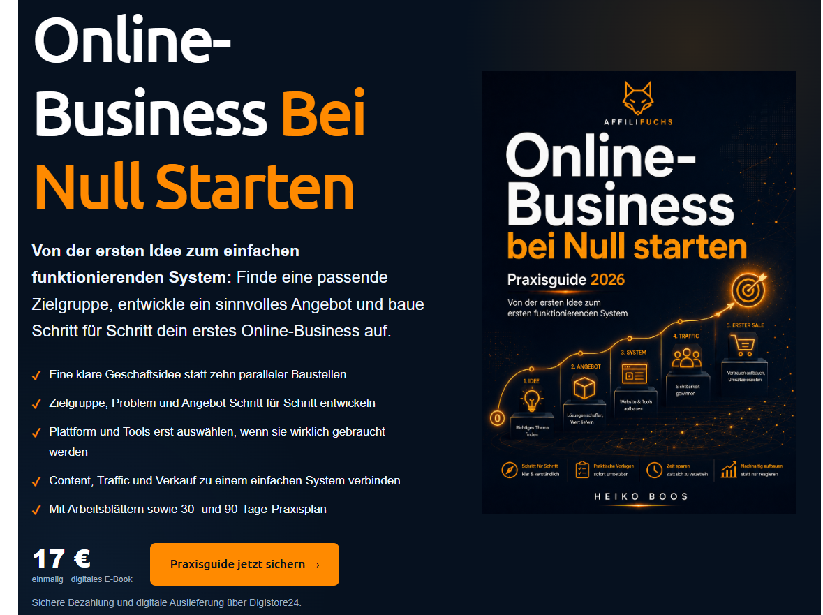 Online-Business bei Null starten – Praxisguide 2026